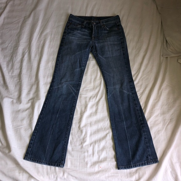 7 for All Mankind Bootcut Jeans Size 25 - Picture 3 of 6